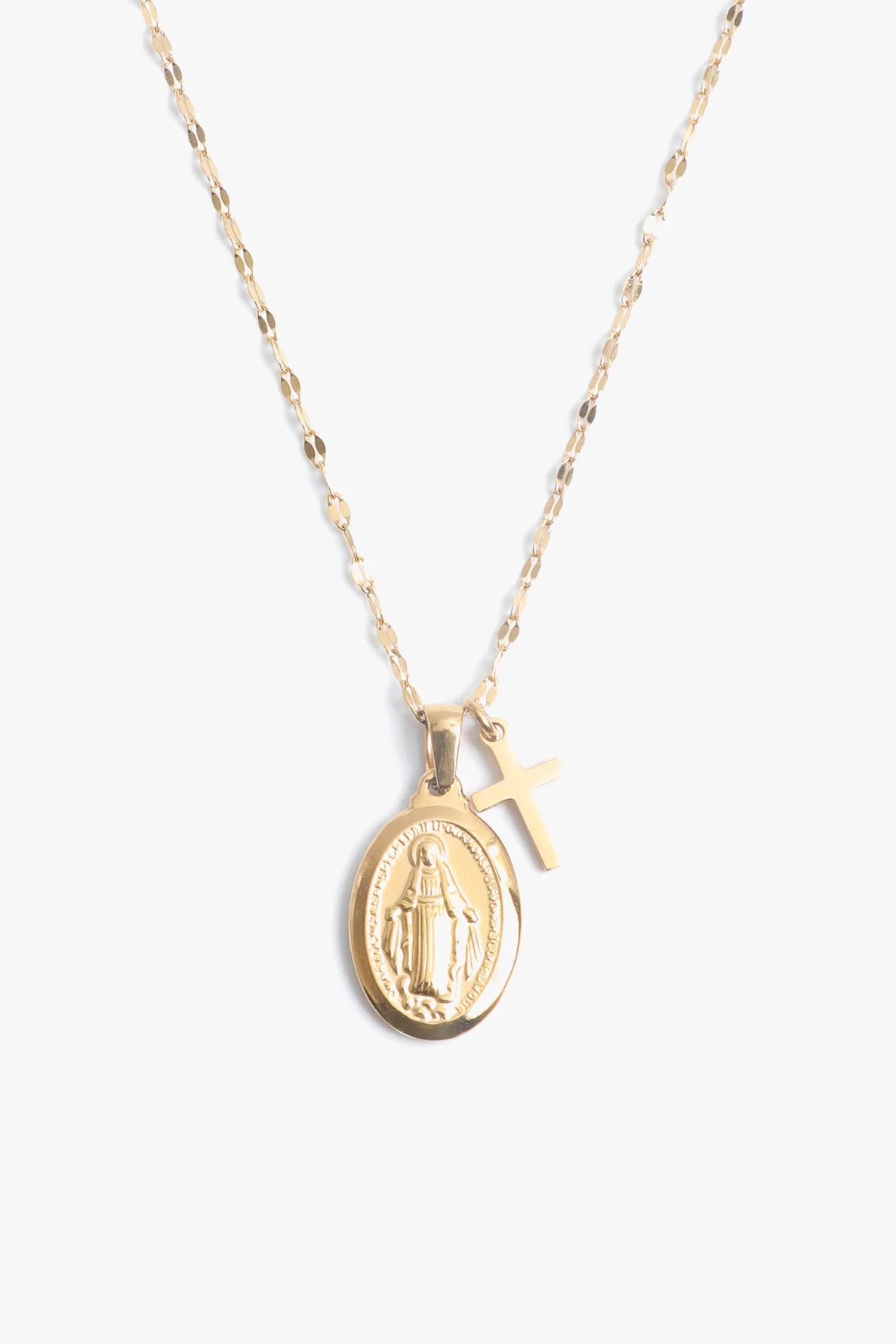 Miraculous Pendant Gold Necklace