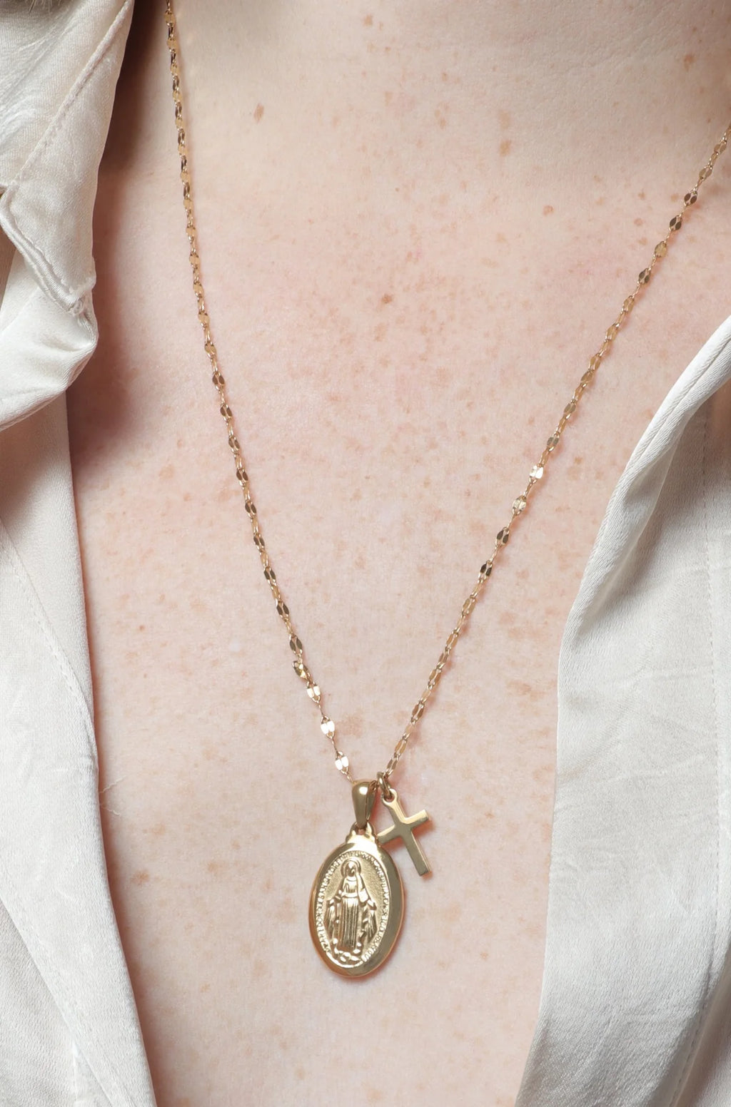 Miraculous Pendant Gold Necklace
