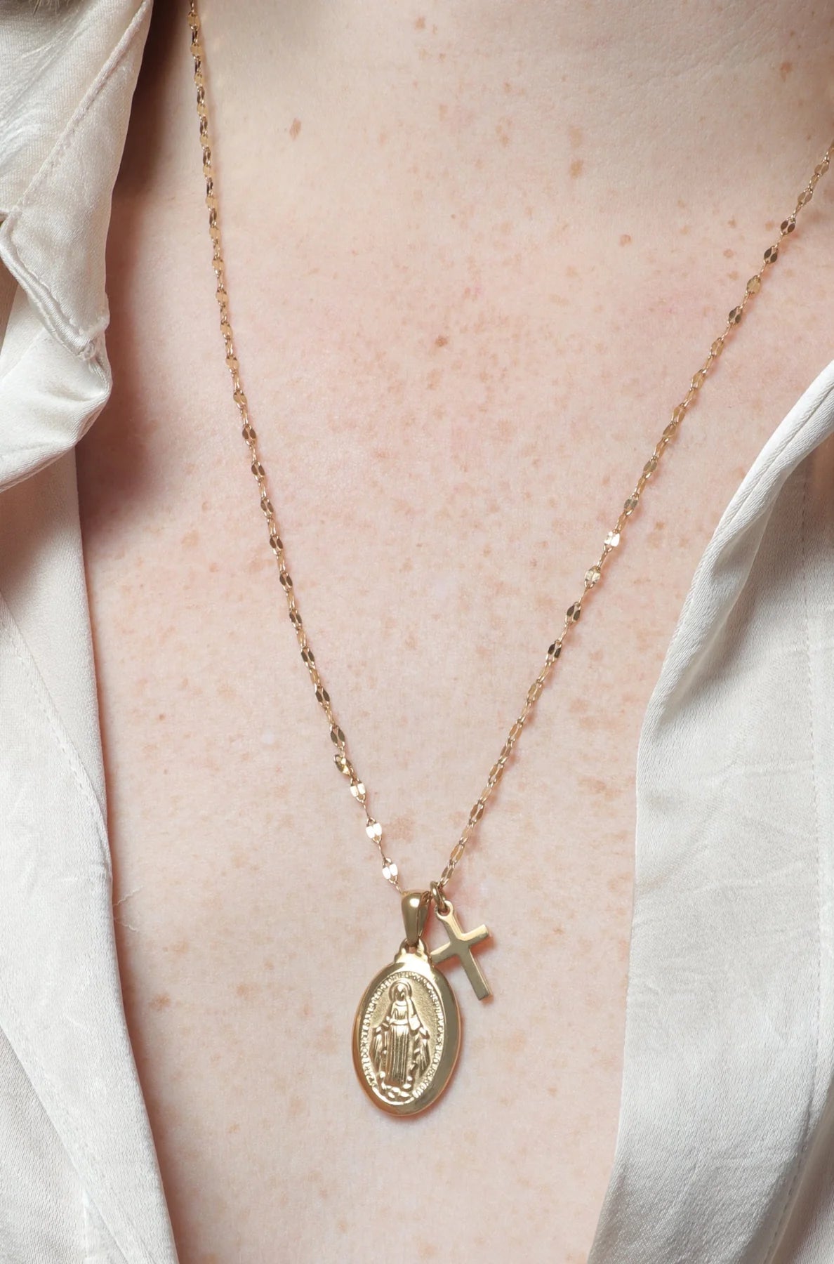 Miraculous Pendant Gold Necklace