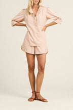 Noah Blouse Maple Stripe