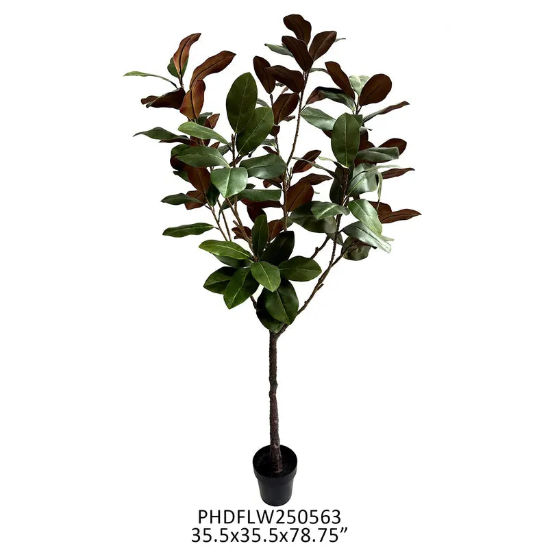 Potted Grand Entry Magnolia Faux Tree