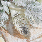 Pinecone Burnished Mercury Glass 7 inch Ornament
