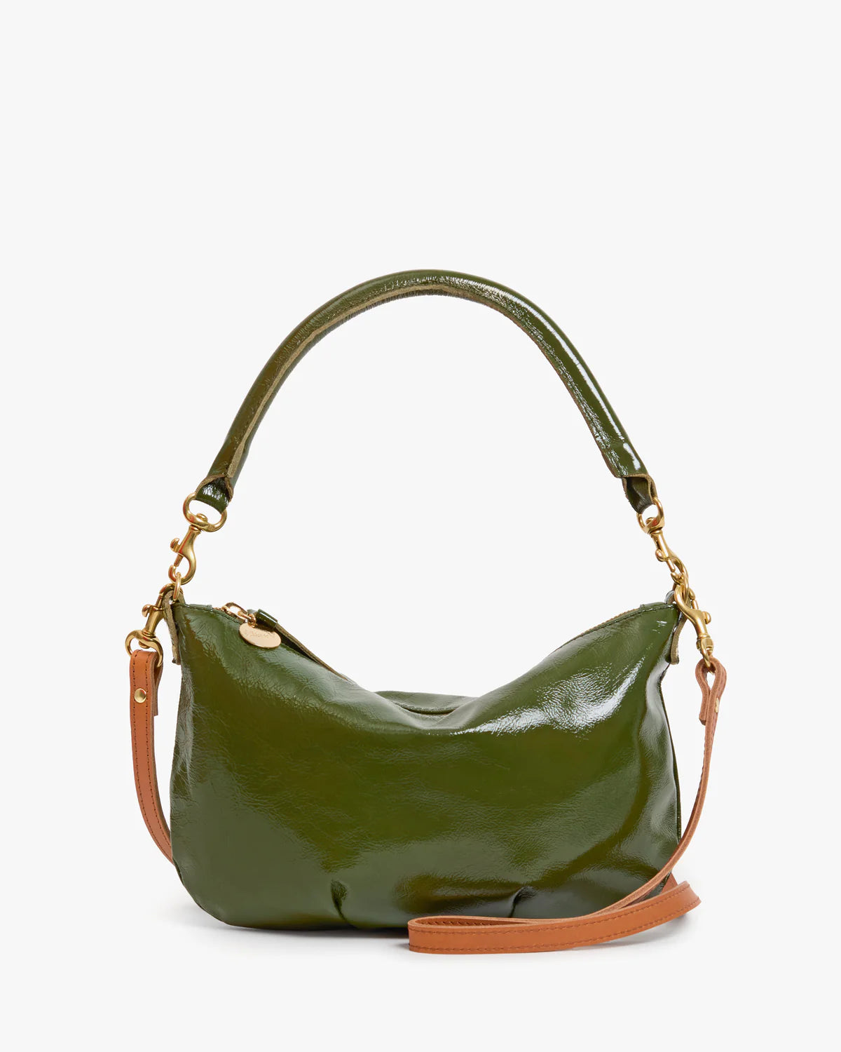 Petit Moyen Patent Army Green