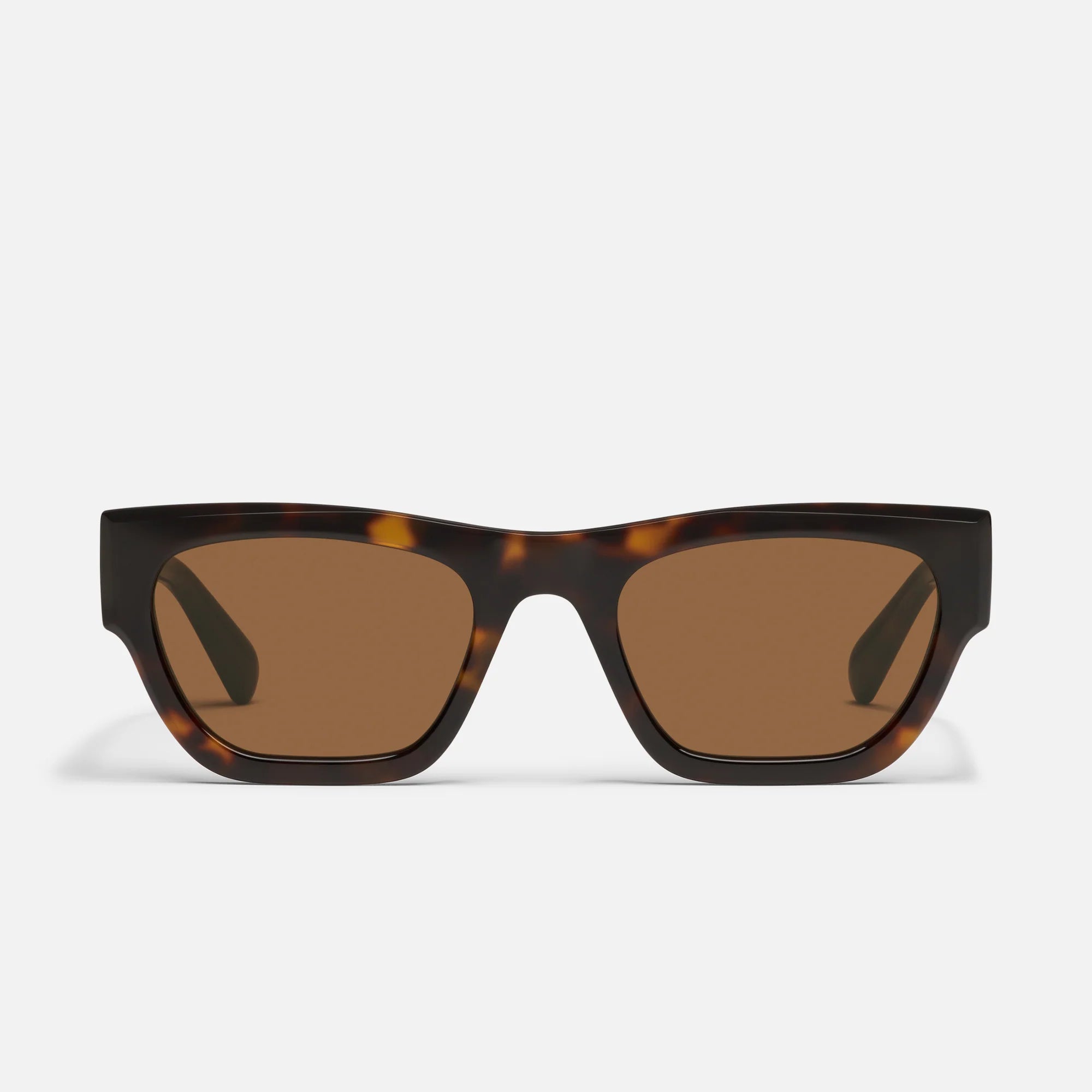 Quay Nice Try Sunglasses Dark Tortoise Frame / Brown Lense