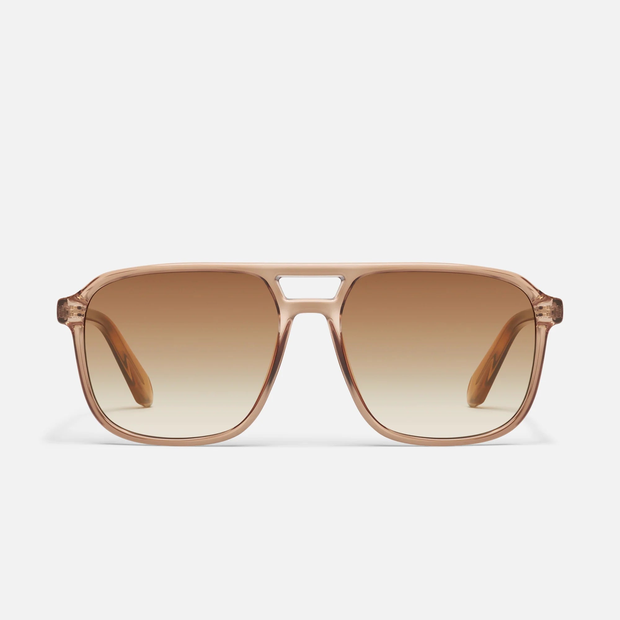 Quay On The Fly Sunglasses Oat Frame / Sepia Lens