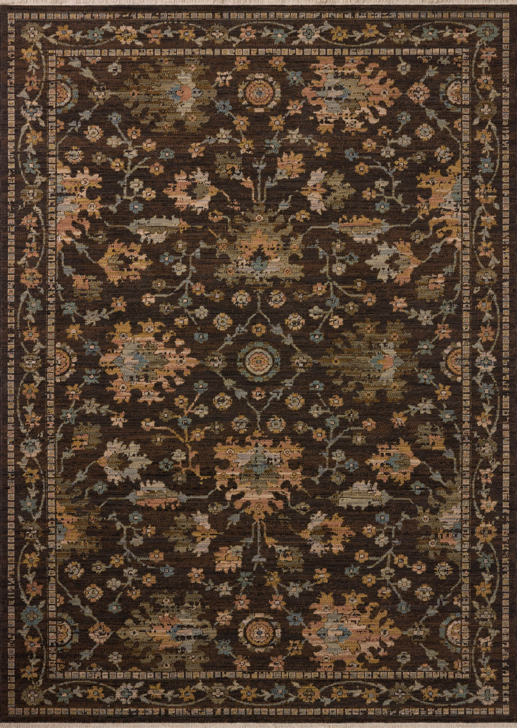 Rug Reign Bark/Multi 2'x2'10"