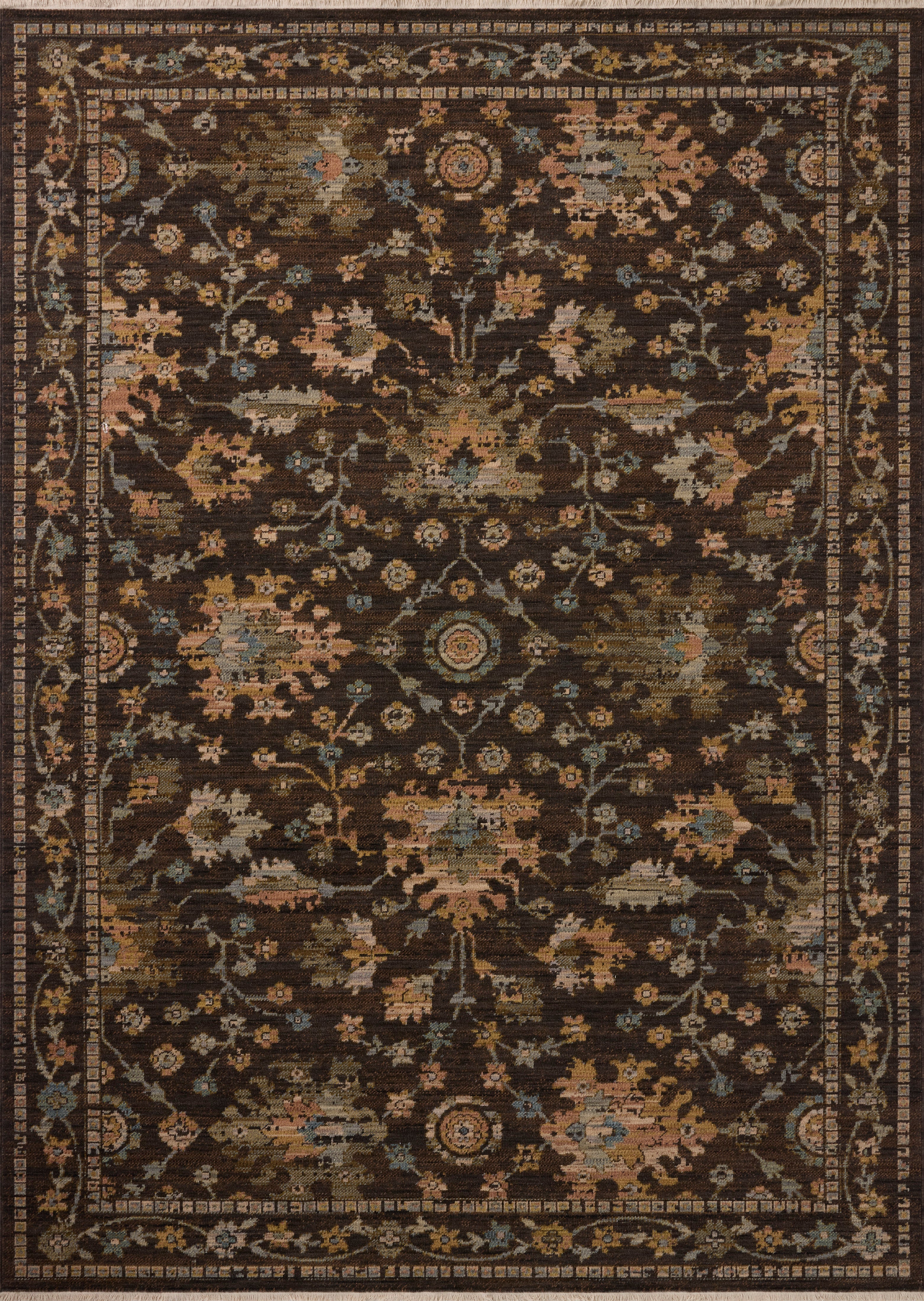 Rug Reign Bark/Multi 2'x2'10"