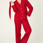 Lipstick Flannel PJ Set