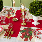 Red Flocked Runner