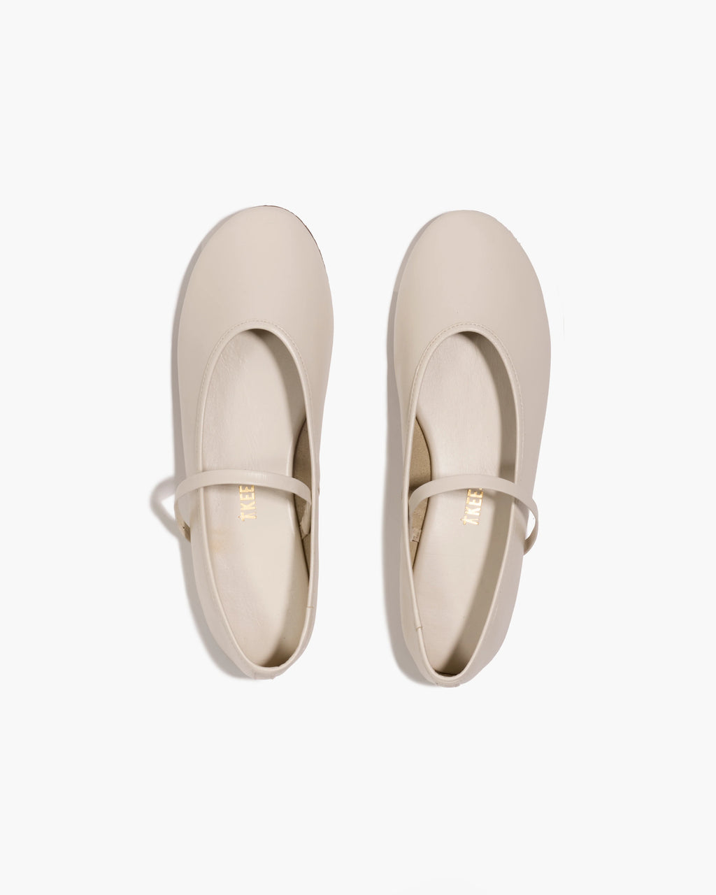 TKees Reese Ballerina Flat in Cream