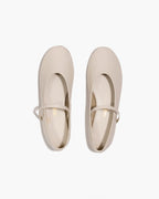 TKees Reese Ballerina Flat in Cream