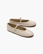TKees Reese Ballerina Flat in Cream