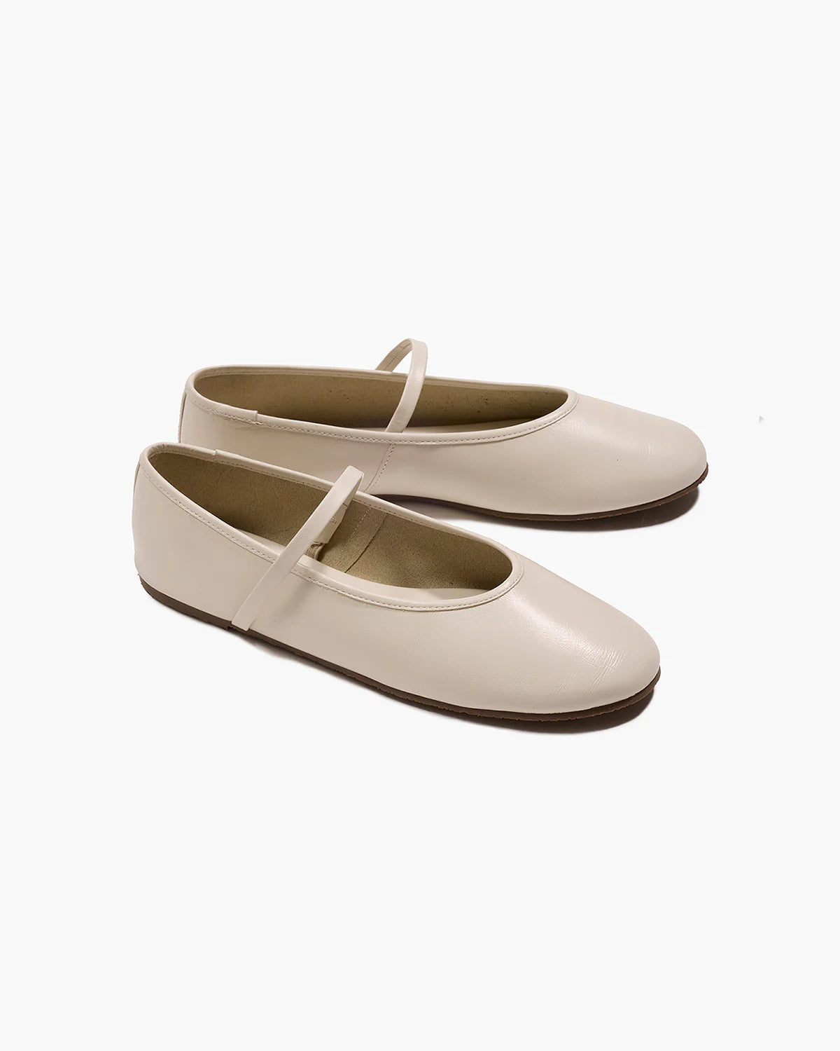 TKees Reese Ballerina Flat in Cream