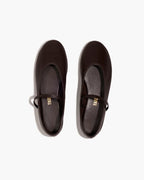 Tkees Reese Ballerina Flat in Rich Brown