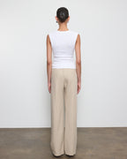 Textured Rib Sleeveless V