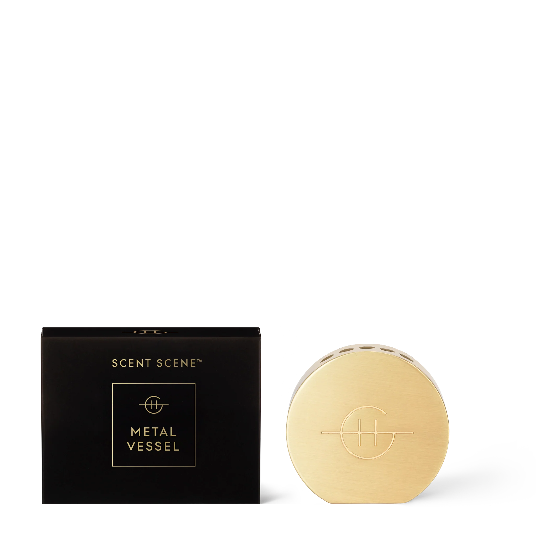 Scent Scene Metal Vessel Gold