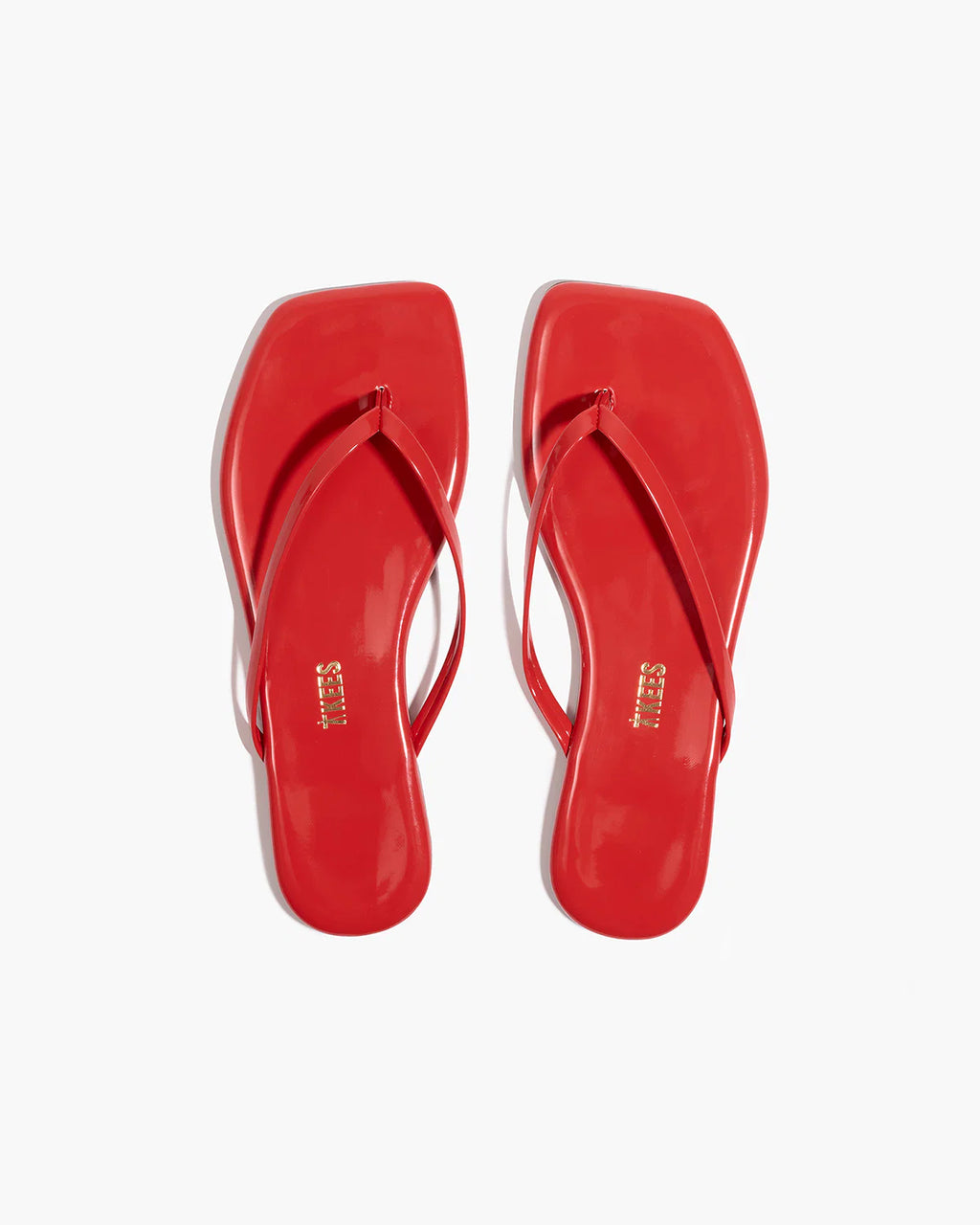 TKEES Square Toe Lilly - Gloss in Red