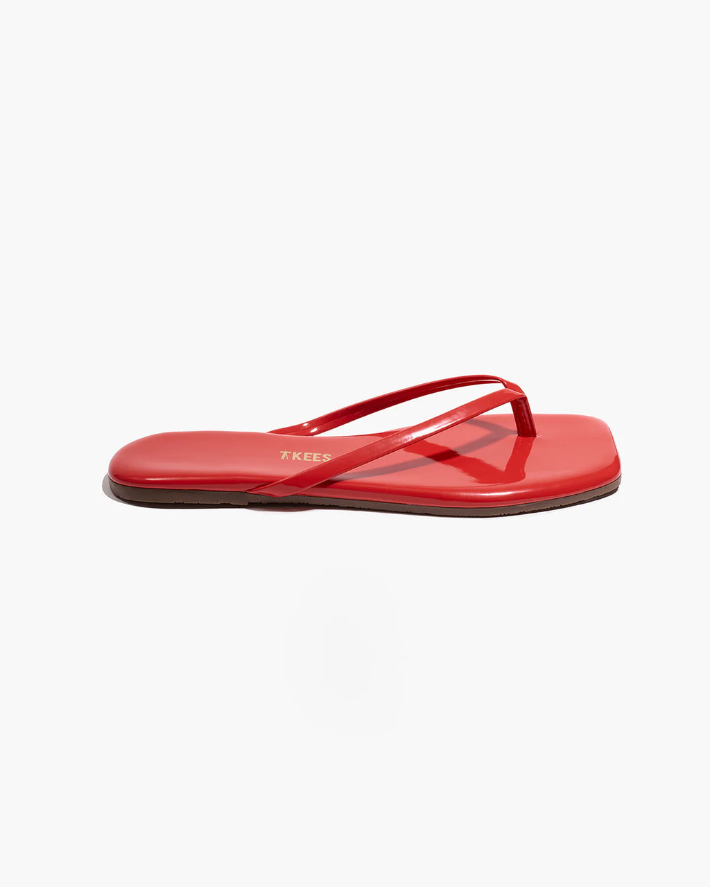 TKEES Square Toe Lilly - Gloss in Red