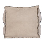 Swiss Army Pouf - Tan / Black