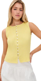 Tilly Vest Mellow Yellow