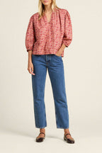 Trovata Orly Blouse in Ethereal Vine