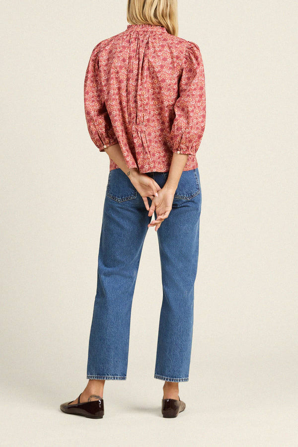Trovata Orly Blouse in Ethereal Vine