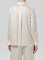 Tullah Satin Shirt - Cream
