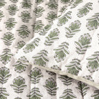 Charlie Block Print Quilt: BLUE / KING/CAL KING