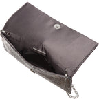 Handbag: KIMORA-GUNMETAL: One Size