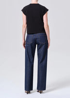 Agolde Low Rise Loose Jeans in Pure