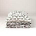 Charlie Block Print Sham: BLUE / KING