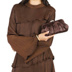 Handbag: CONCORD-CHOCOLATE: One Size