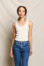Perfect White Tee Blondie Rib Tank — Sugar