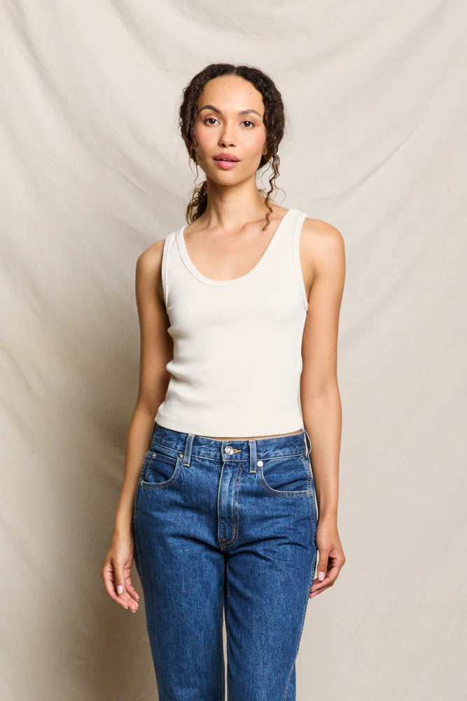 Perfect White Tee Blondie Rib Tank — Sugar