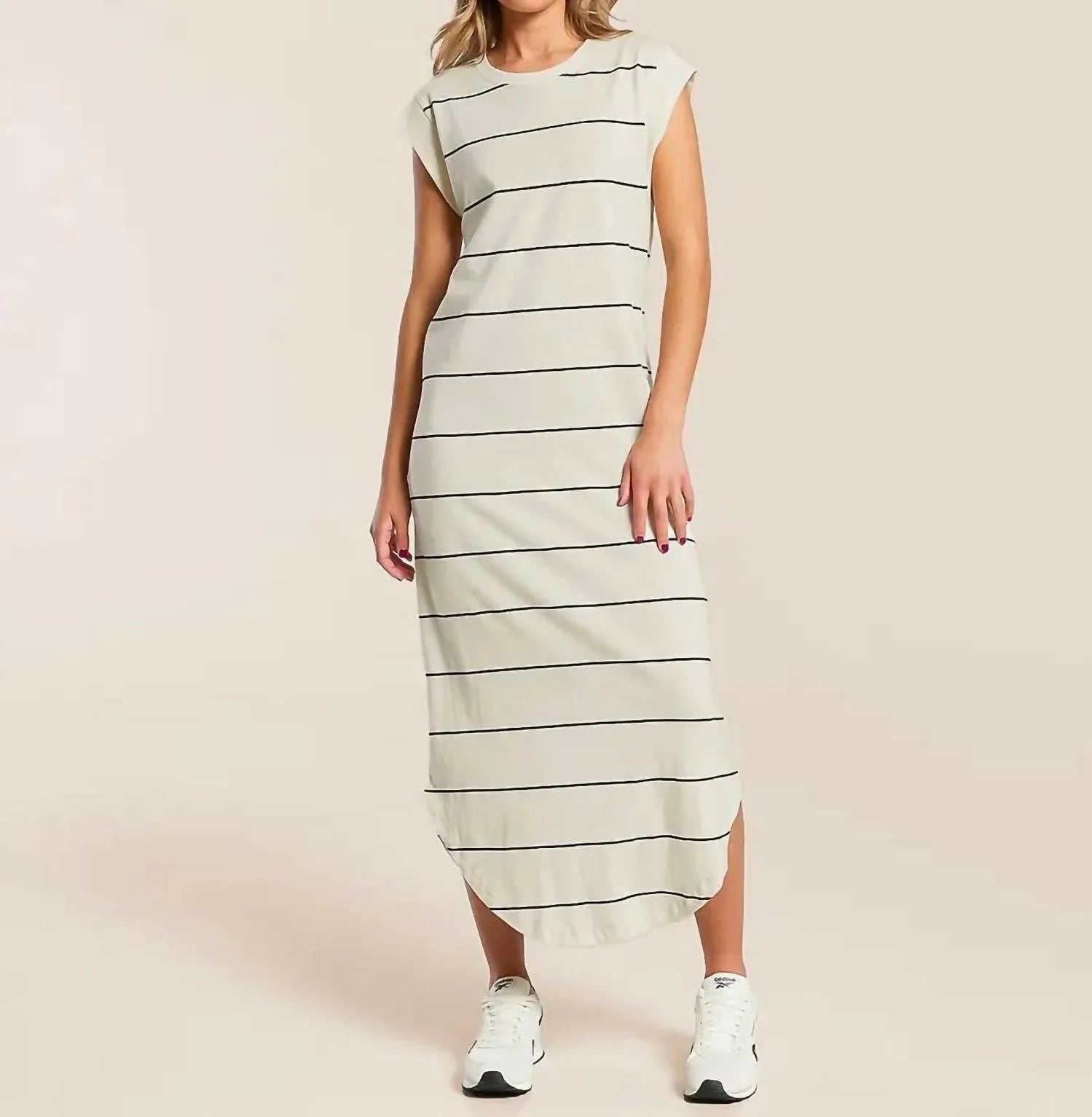 Calabasas Striped Midi Dress