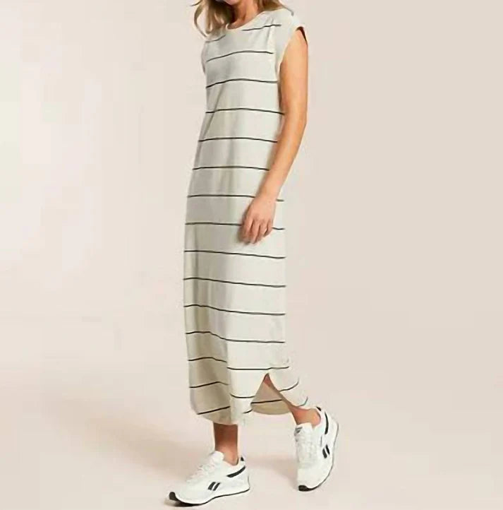 Calabasas Striped Midi Dress