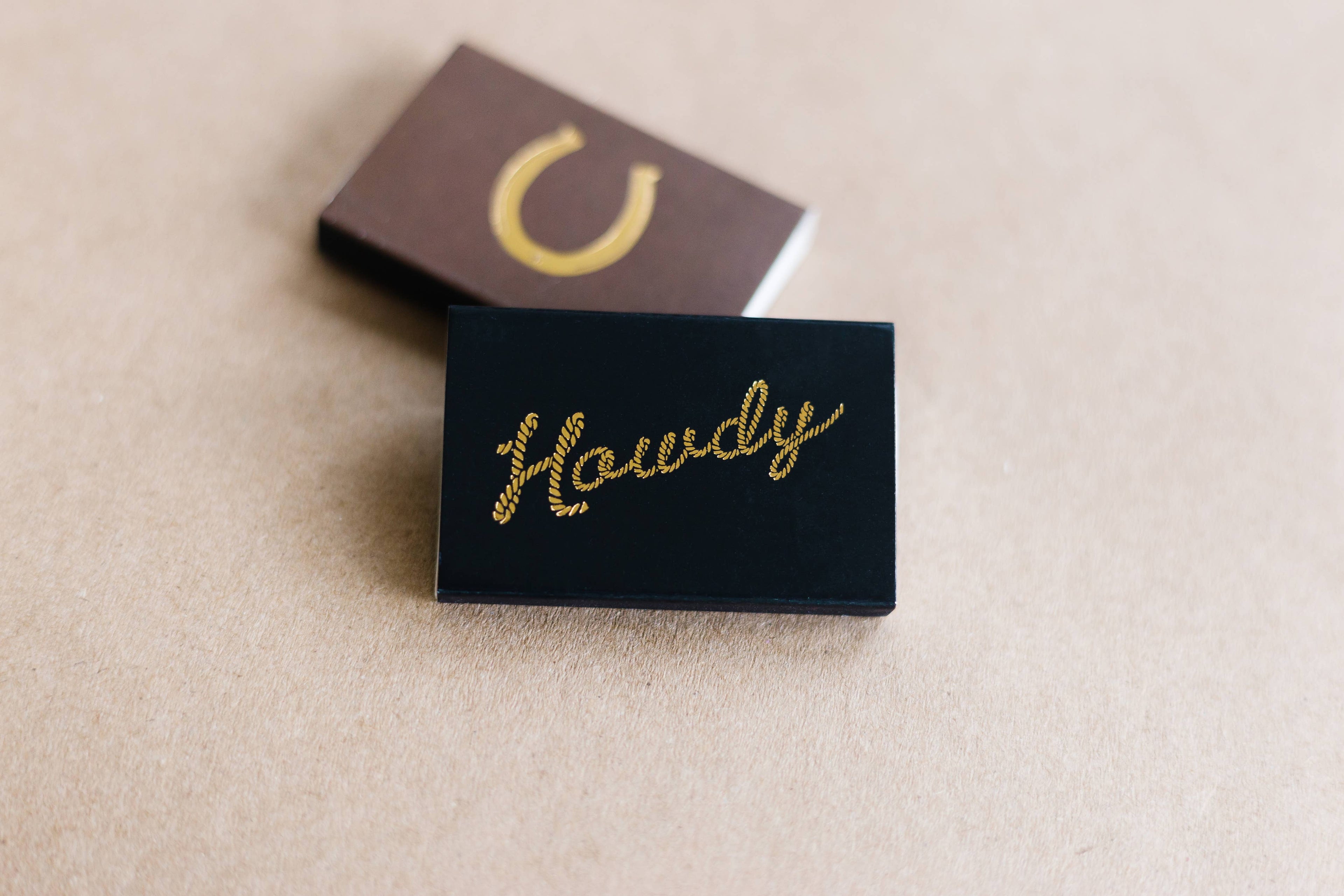 Lucky Horseshoe Matchbox | Western Decor | Cowgirl Gift