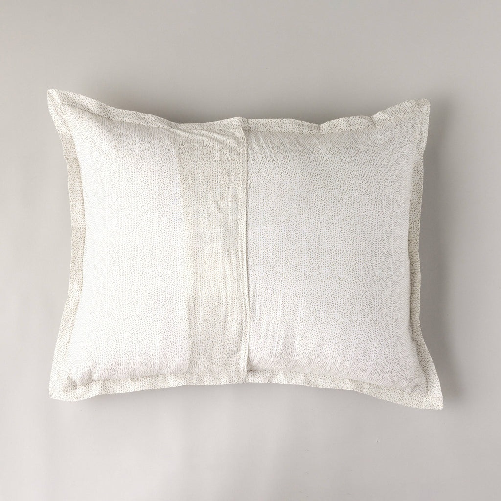 Charlie Block Print Sham: BLUE / KING