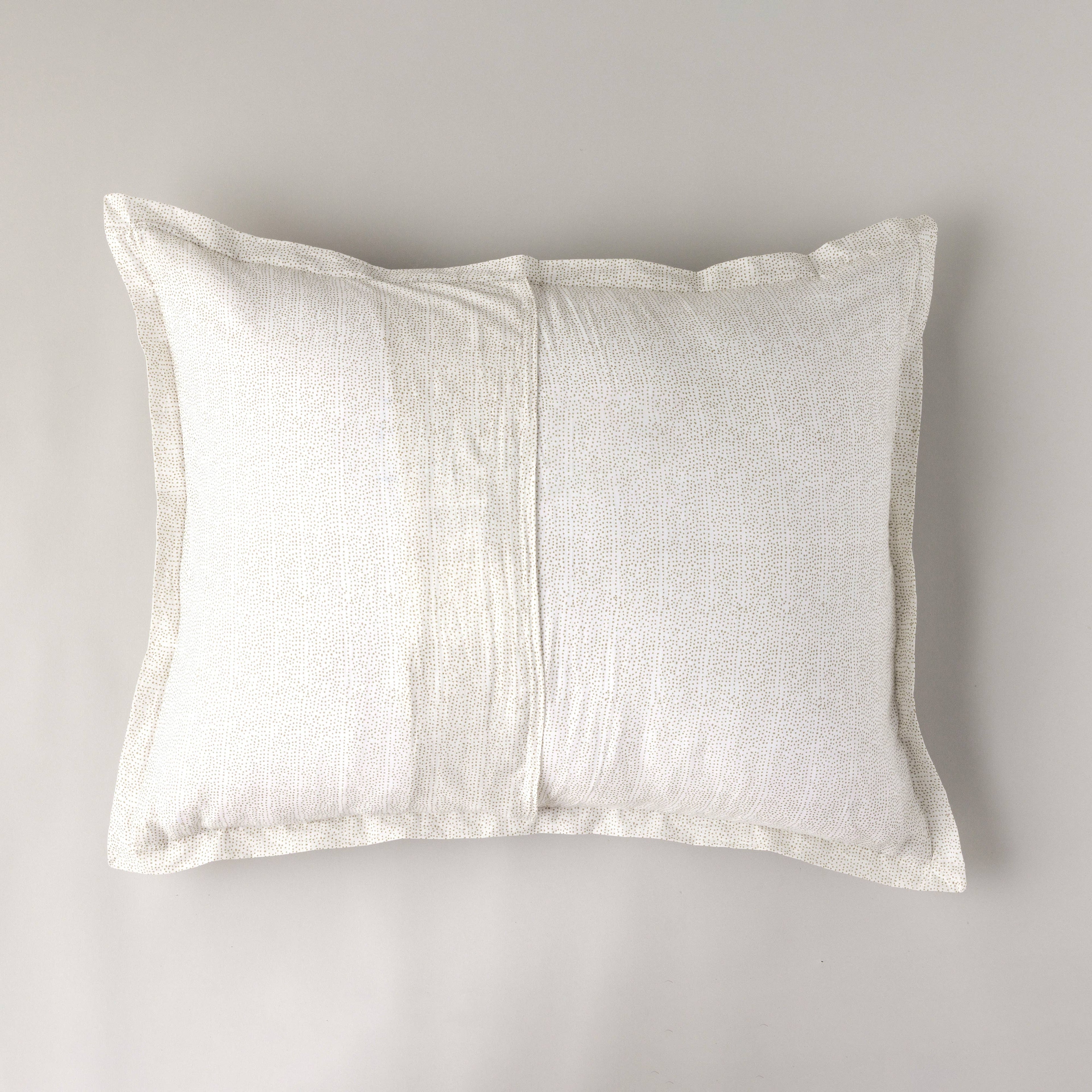 Charlie Block Print Sham: BLUE / KING
