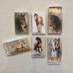 Equestrian matchbox, matches for candles, party favors, gift