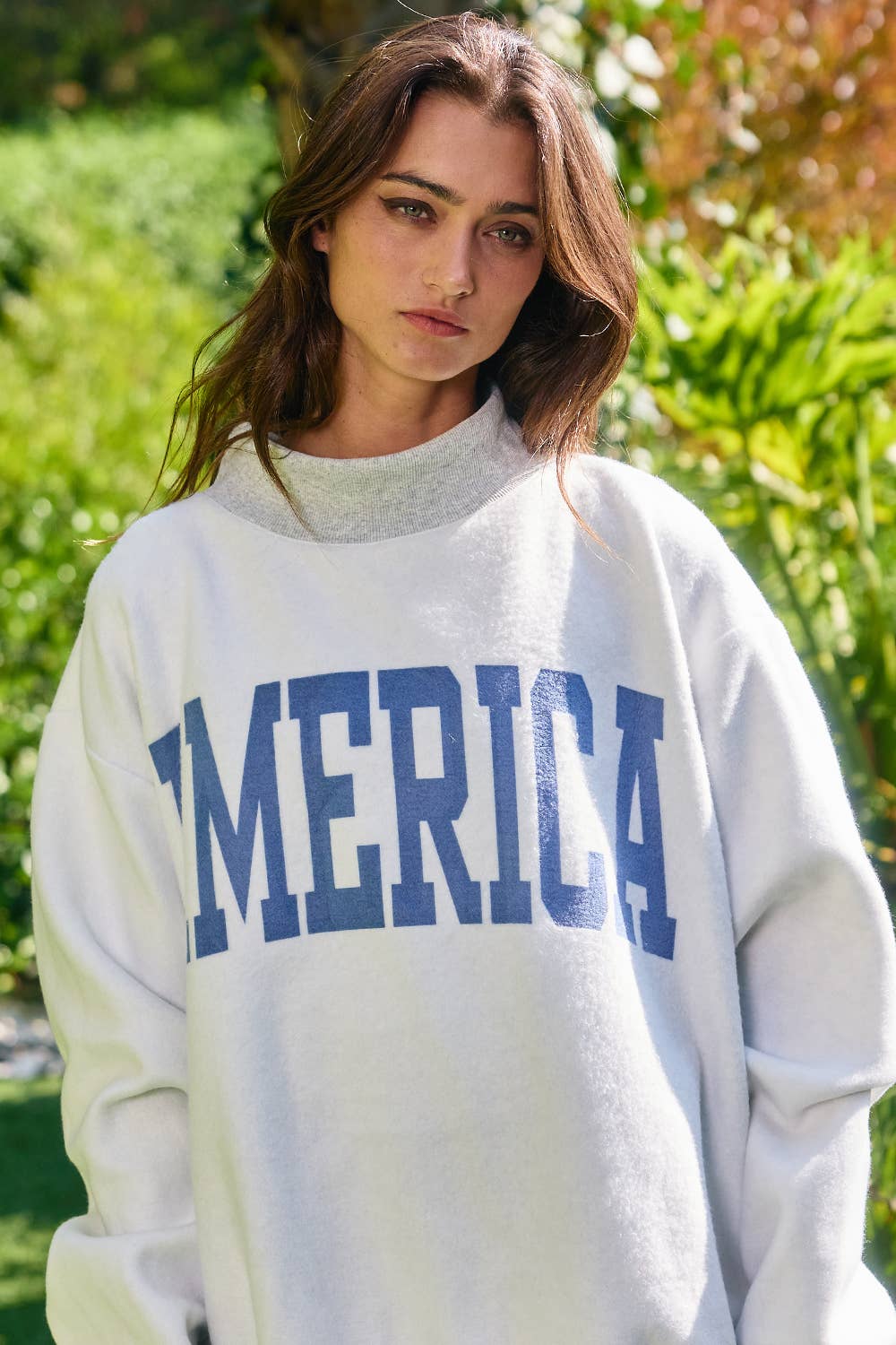 USA/America Print Reversible Sweatshirt