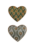 Chehoma S/2 Green Heart Trays Bangalore cutout