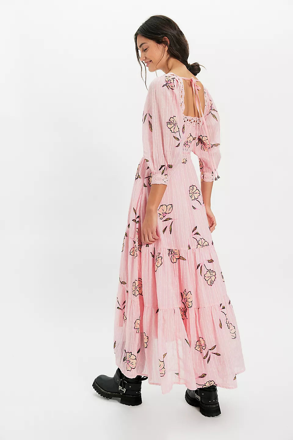 Morning Meadows Long-Sleeve Maxi Dress