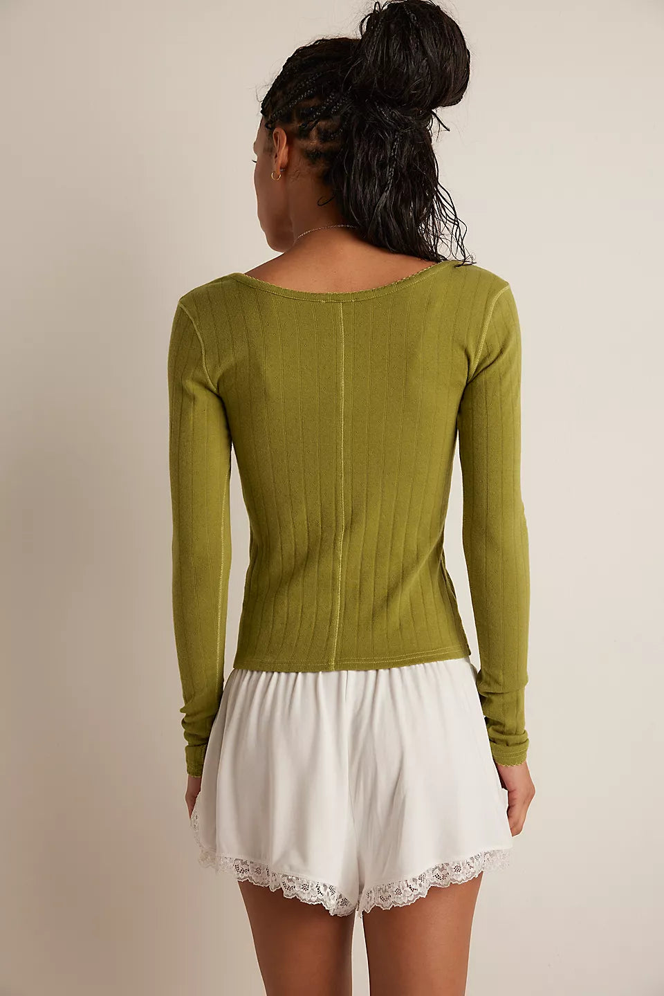 End Game Pointelle Long Sleeve