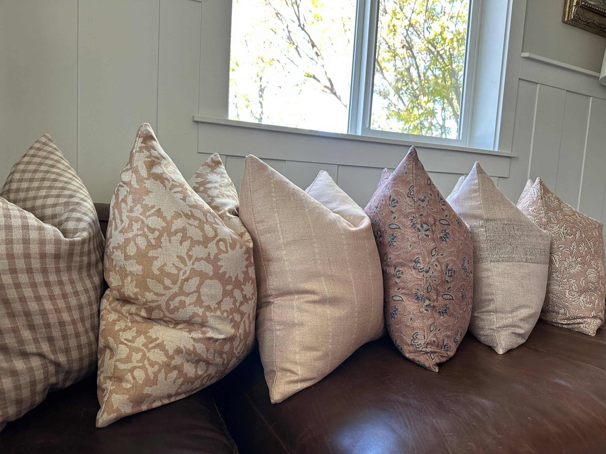 Jemma Pillow Cover: 22x22 Cover Only