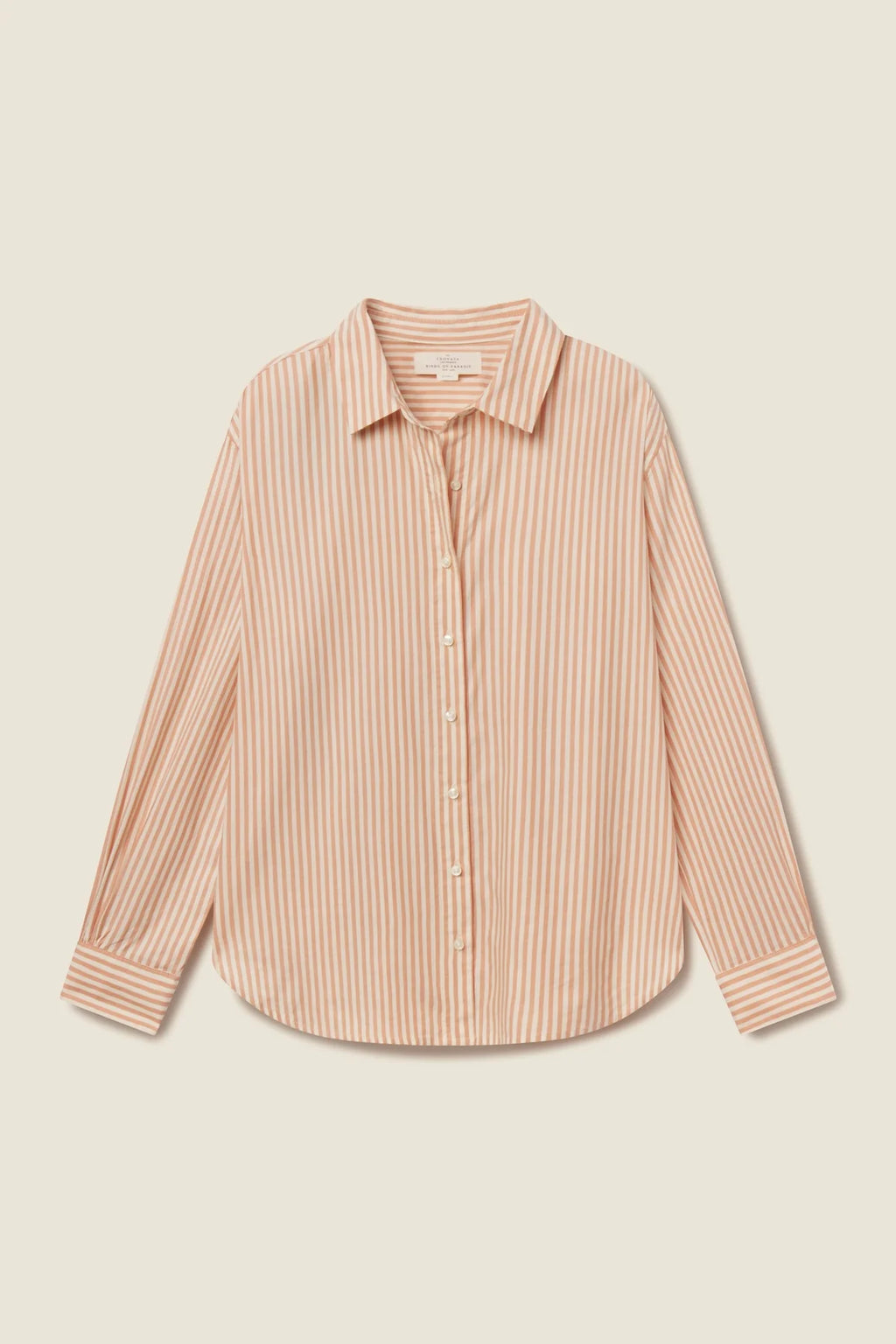 Emilia Oversized Shirt Maple Stripe