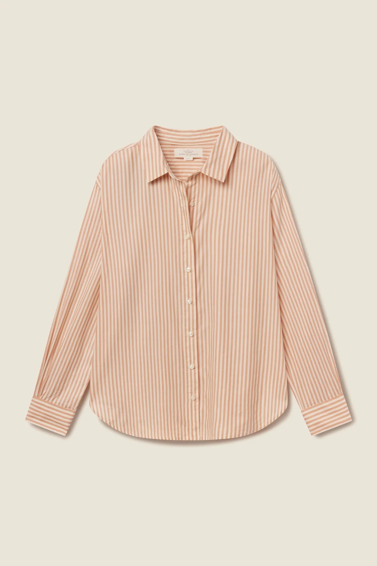 Emilia Oversized Shirt Maple Stripe