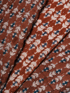Blossom Block Print Sham: ORANGE / KING