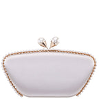 Handbag: GODDESS-IVORY: One Size