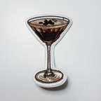 2.5" Espresso Martini - Embroidered Hat Patch: QTY 1
